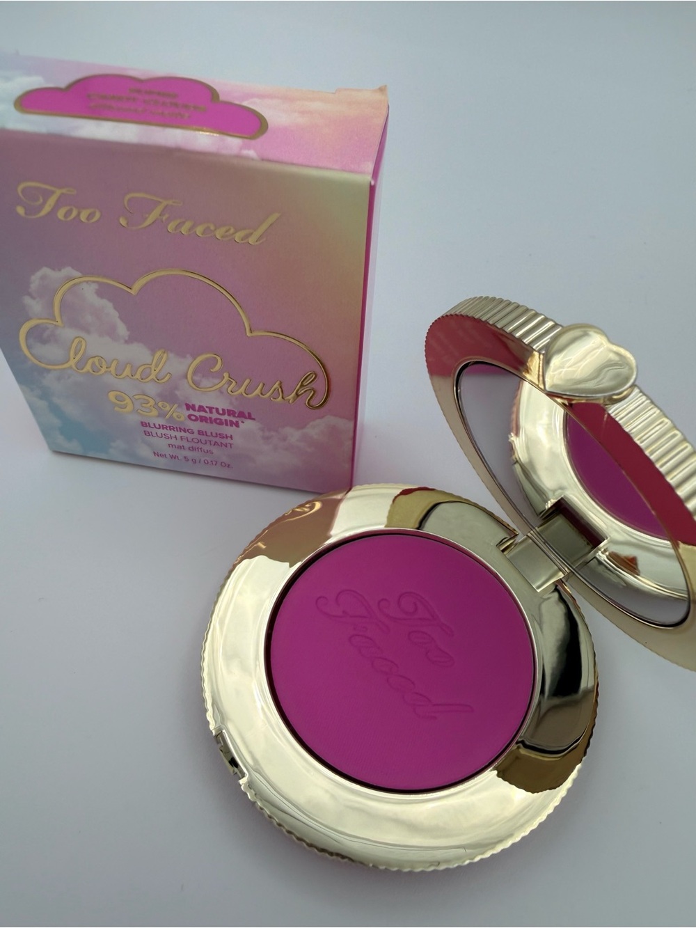 Too Faced Cloud Crush Blurring Blush - Super Candy Clouds NIB